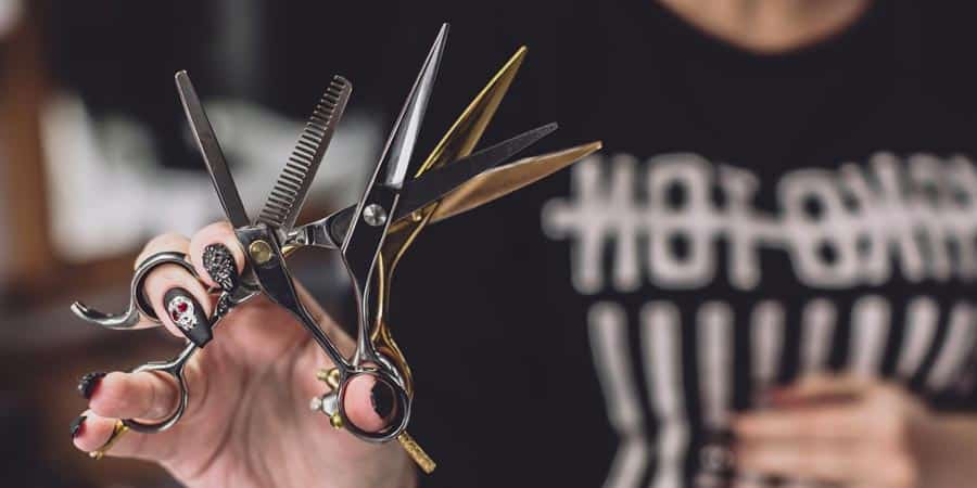 DOBO Kit 2 Forbici professionali parrucchiere per taglio sfoltitura